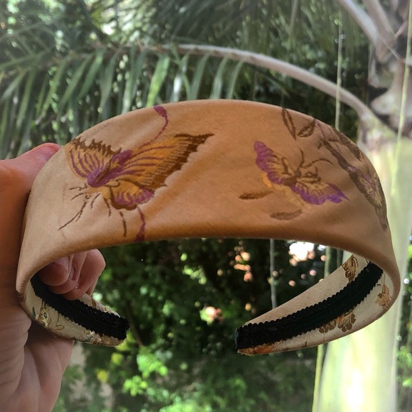 Oriental Silk Headband (Wide Princess Tiara Style) - Picture 3 of 5